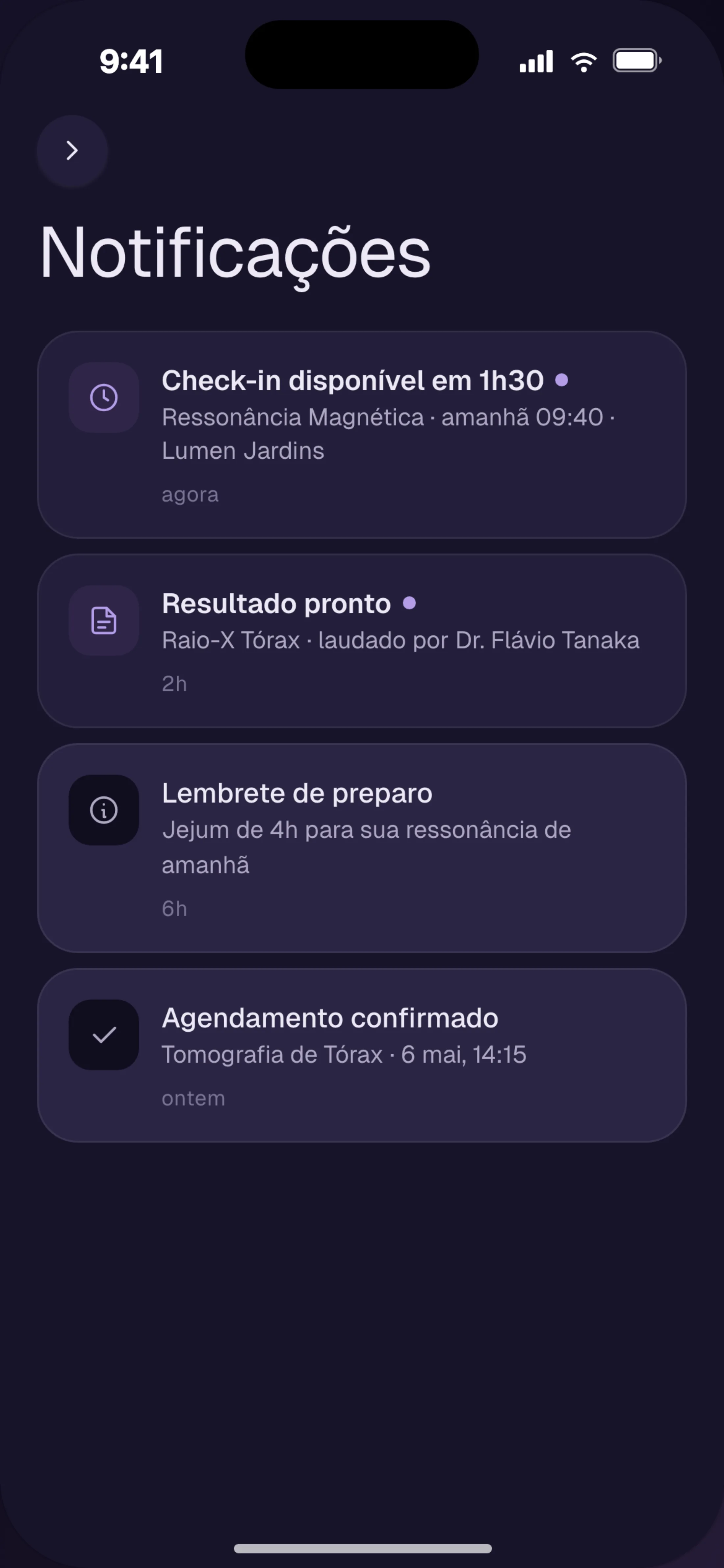 Notificações