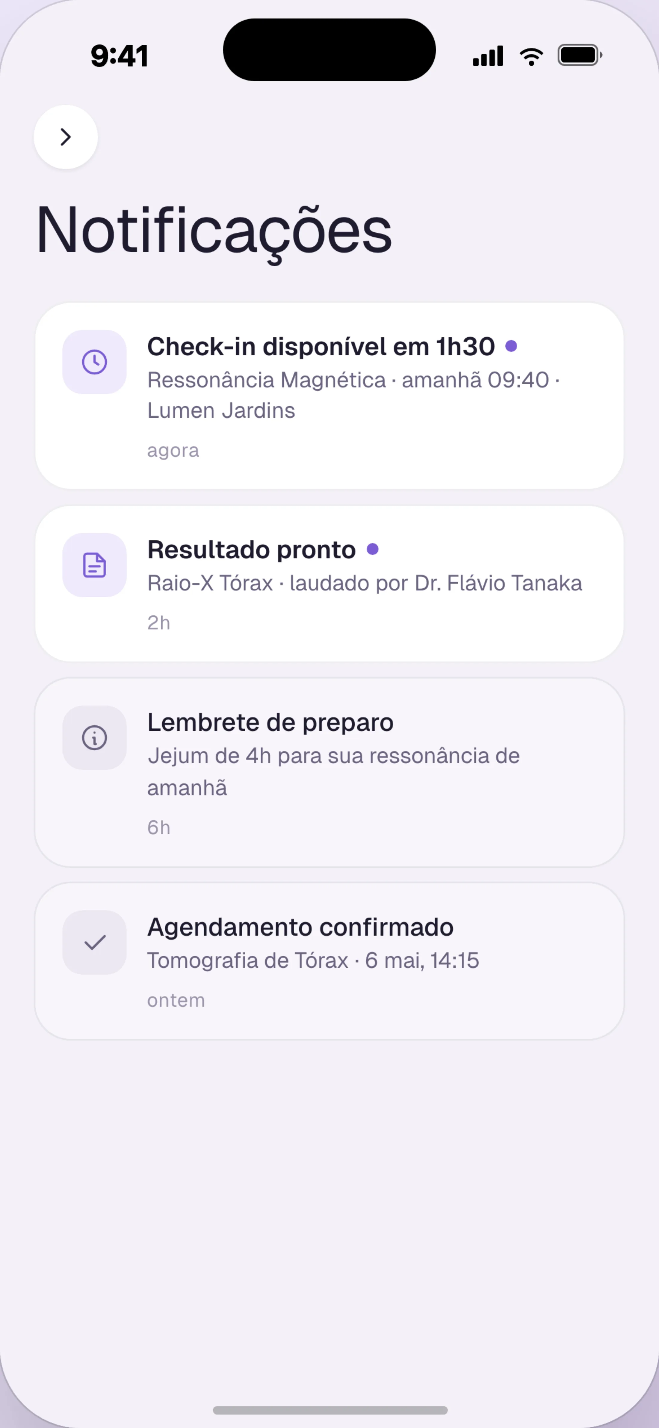 Notificações