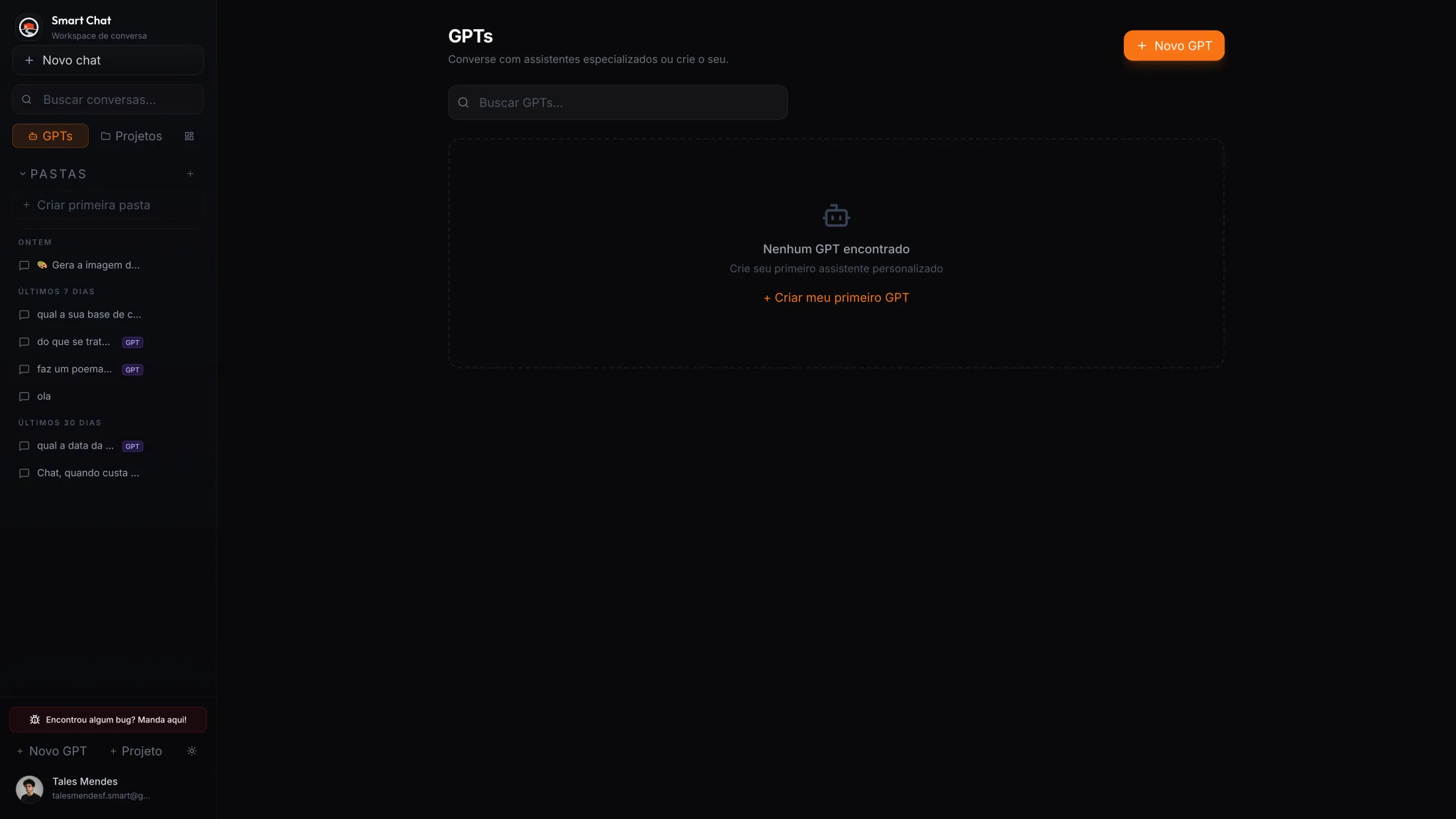 Lista de GPTs customizados